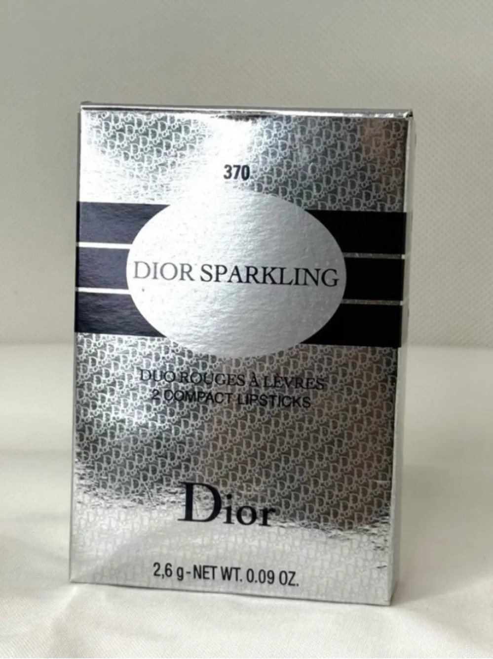 DIOR Sparkling Duo 370 Happy Few Limited Edition Gold Luggage Tag